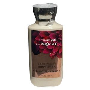 Bath & Body Works Thousand Wishes Lotion Vitamin E Shea 8 oz New Sealed